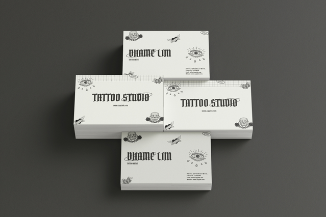 Biglietti da visita tattoo: Strampa Online: Biglietti da visita tattoo personalizzati online con Sprint24! La tipografia online che semplifica la stampa di alta qualità e garantisce consegne certe.