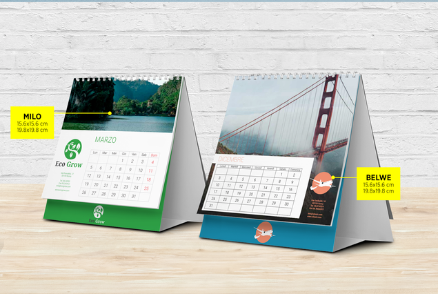 Stampa online 01 tavolo 156x156: Stampa Calendari da tavolo 13 fogli per far ricordare ogni giorno la tua azienda ai tuoi clienti. Configura e ordina online i tuoi calendari su Sprint24.