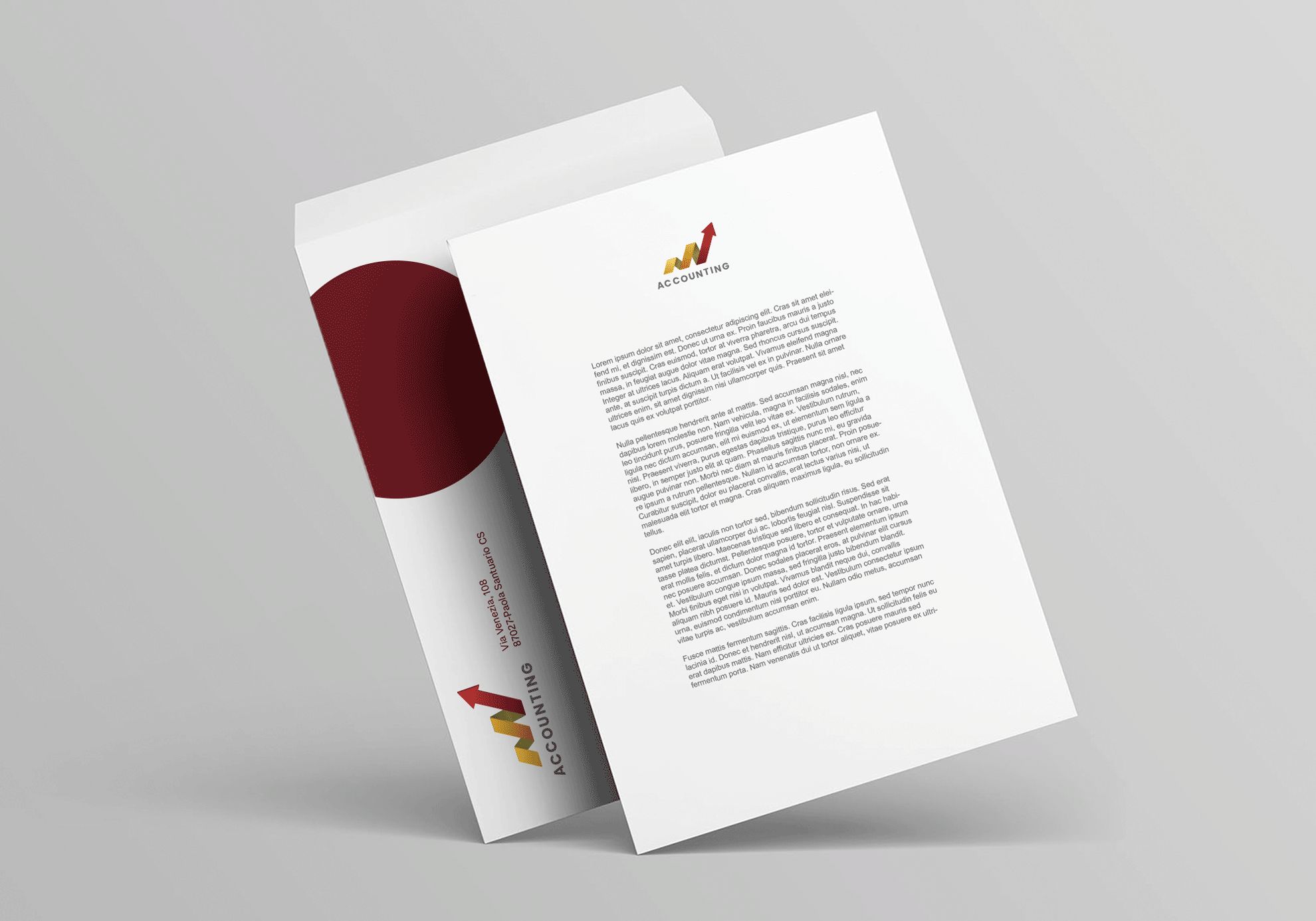 Buste a sacco professionali bianche con branding bordeaux e rosso personalizzato, perfette per la corrispondenza commerciale. Queste buste formato lettera aiutano le aziende a mantenere un'identità di marca coerente nelle loro comunicazioni professionali. Sprint24 offre tempi di consegna rapidi e prezzi competitivi per la stampa di buste personalizzate.