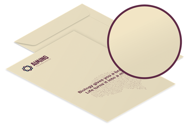 Personalizza le tue buste Splendorgel Avorio con stampa personalizzata su carta vellutata di qualità premium. Queste buste color avorio delicato offrono qualità superiore e texture elegante per la tua corrispondenza professionale e gli invii speciali.