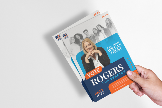 Scopri i nostri volantini elettorali tri-piega stampati professionalmente, perfetti per campagne politiche e promozione di candidati. Questo formato di brochure di campagna piegato è ideale per distribuire informazioni elettorali e massimizzare il vostro messaggio di campagna. La stampa personalizzata di alta qualità garantisce che il vostro volantino elettorale si distingua e comunichi efficacem…