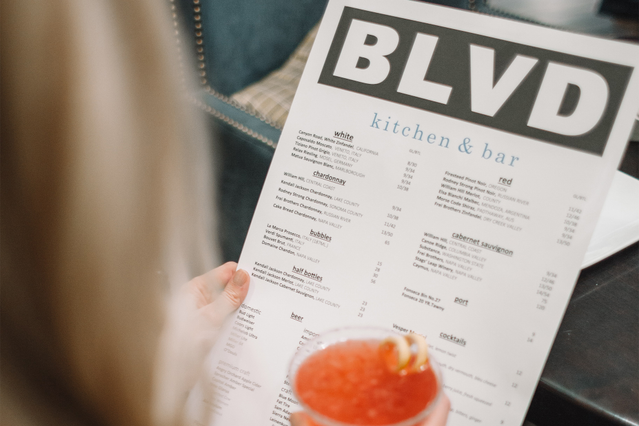 Stampa menu ristorante personalizzata identita marchio per ristoranti raffinati bar eventi. Sprint24.