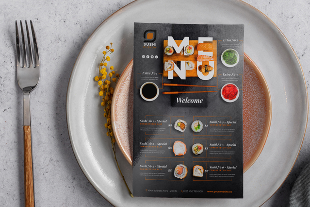 I menu plastificati professionali migliorano la presentazione del vostro ristorante garantendo la durabilità rispetto all'uso quotidiano e ai versamenti. I nostri menu plastificati uniscono un design elegante a una funzionalità pratica, rendendoli ideali per ristoranti fine dining, ristoranti casual e servizi di ristorazione. Ogni menu può essere personalizzato per mettere in risalto la vostra of…
