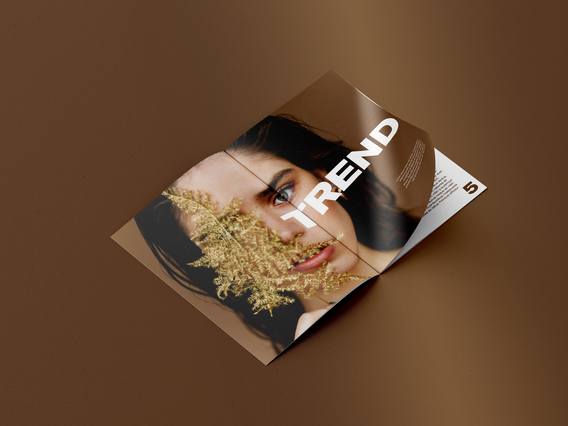 Crea e personalizza brochure professionali online con il nostro servizio di stampa. Questo mockup di brochura premium mostra finiture di stampa di alta qualità e flessibilità di progettazione per i tuoi materiali di marketing a prezzi competitivi.