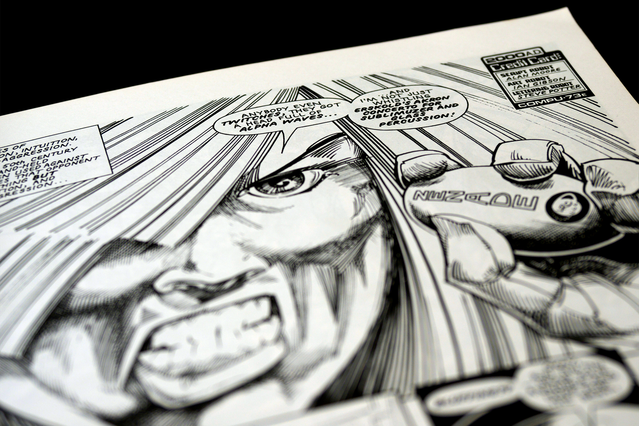 Stampa manga precisione linee dettagliate sequenze azione dinamiche chiarezza eccezionale dettagli. Sprint24.