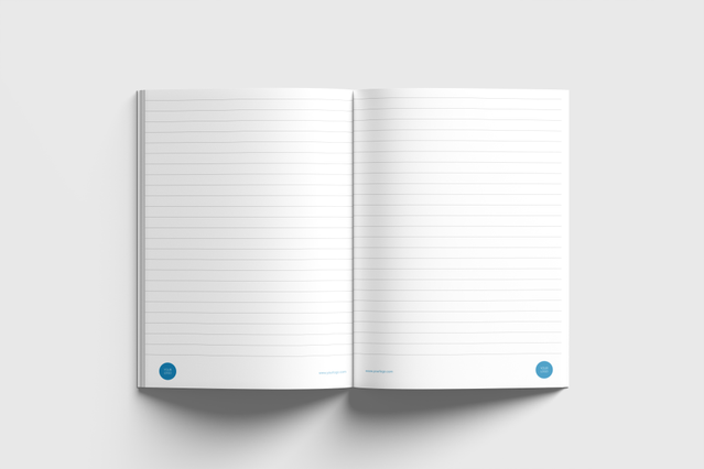 Scopri il nostro template di quaderno A5 con pagine rigate di qualità premium, progettato per la stampa personalizzata e il branding. Questo template versatile è adatto a diari personali, articoli di cancelleria per ufficio e uso educativo. Stampa i tuoi propri quaderni A5 personalizzati con la nostra soluzione di template online.