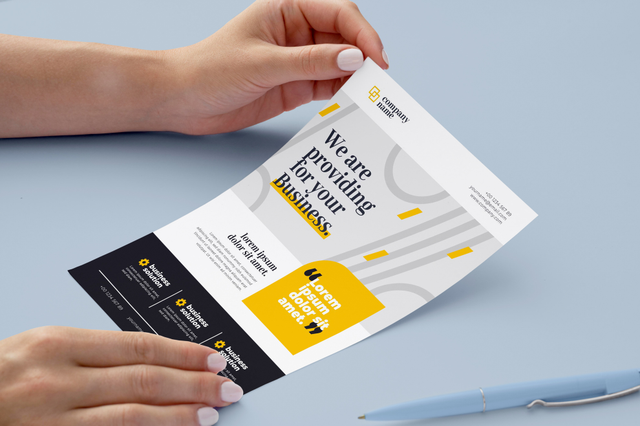 Mostra il tuo brand con volantini A5 personalizzati progettati per fare un impatto. Il nostro servizio di stampa A5 online offre materiali di marketing di qualità professionale perfetti per campagne promozionali e comunicazioni aziendali. Crea e personalizza i tuoi volantini A5 online con Sprint24 — stampa di qualità a prezzi competitivi.