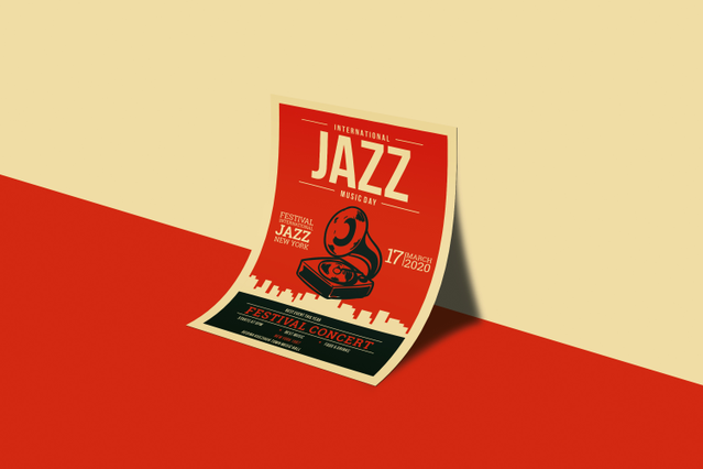 Volantino A5 lucido di qualità professionale stampato su carta 115gr, con design rosso acceso e tipografia audace perfetti per la promozione di concerti ed eventi. La composizione visiva suggestiva è ideale per annunci di festival musicali e campagne pubblicitarie culturali. Stampa di alta qualità ottimizzata per distribuzione efficace e marketing guerrilla.