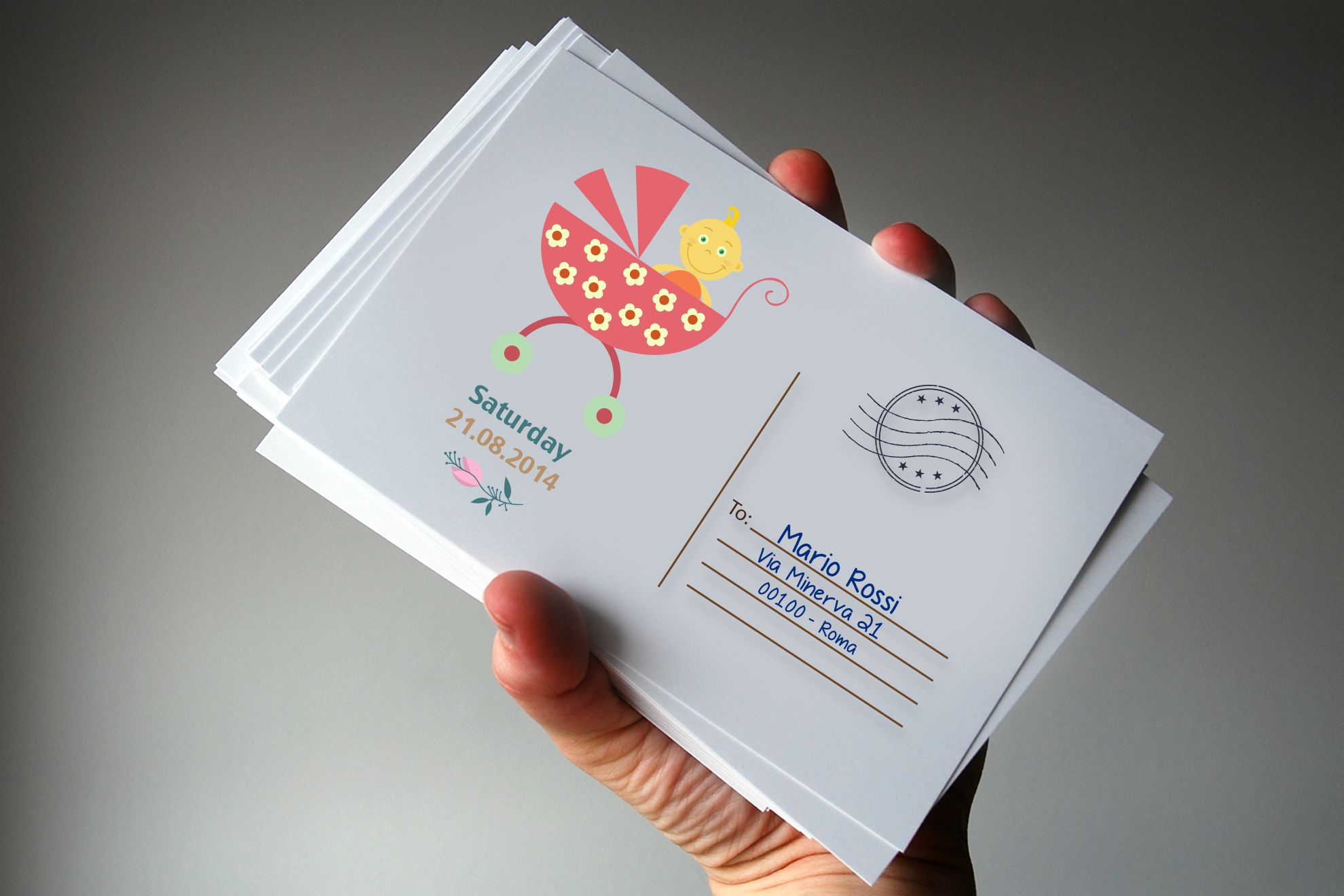Stampa online Invito Baby Stampa online Invito Baby