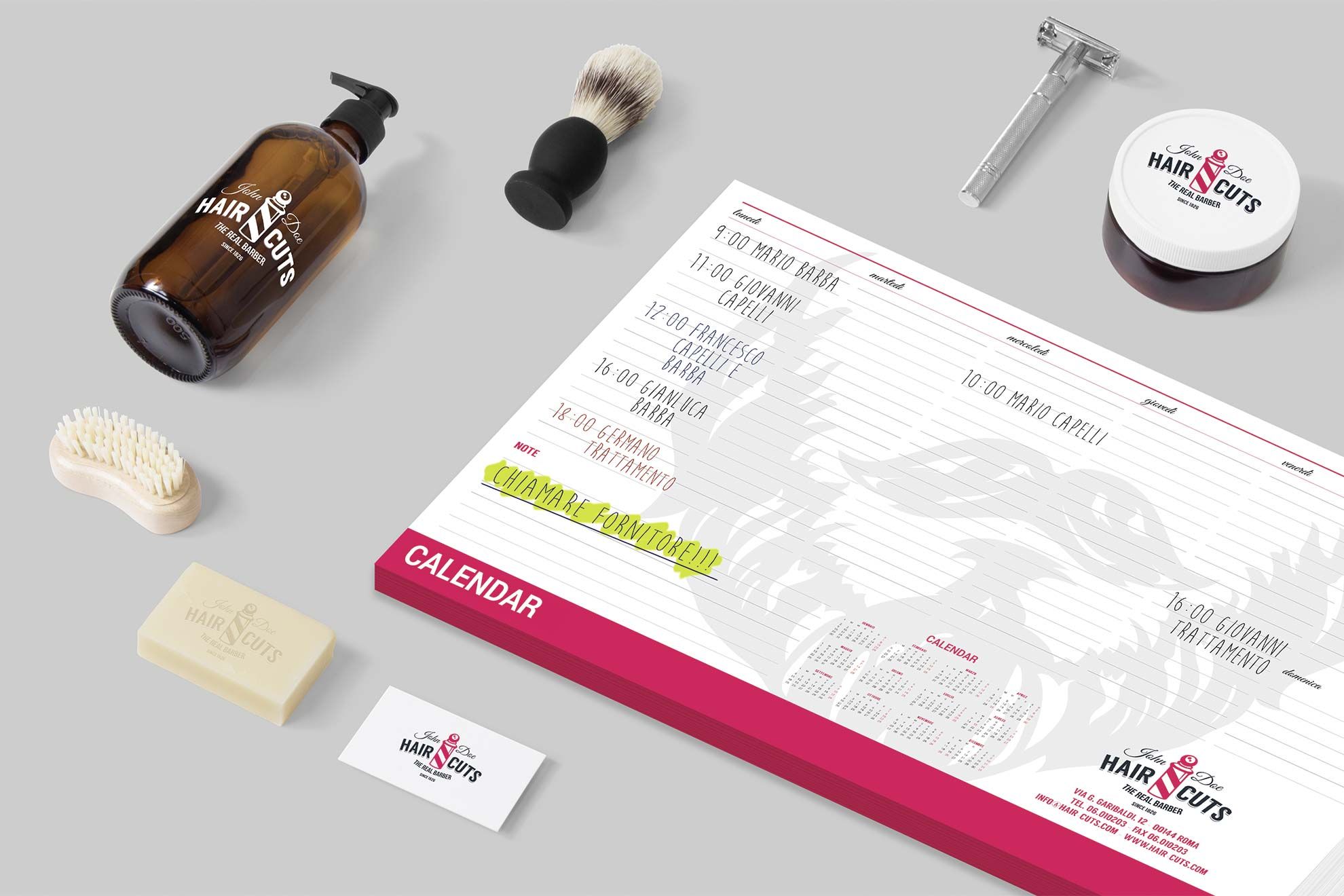 Stampa online Planning Calendario Barber Stampa online Planning Calendario Barber