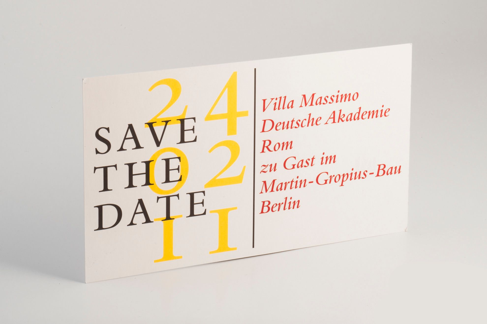 Stampa online Save the date Accademia di Tedesca Stampa online Save the date Accademia di Tedesca
