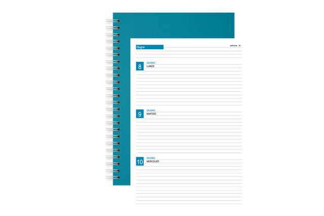 Stampa Agenda Settimanale a Spirale Online: Stampa online e personalizza il template dell'agenda a spirale settimanale. Usa il configuratore secondo le tue esigenze e ordina su Sprint24.com Stampa Agenda Settimanale a Spirale Online: Stampa online e personalizza il template dell'agenda a spirale settimanale. Usa il configuratore secondo le tue esigenze e ordina su Sprint24.com