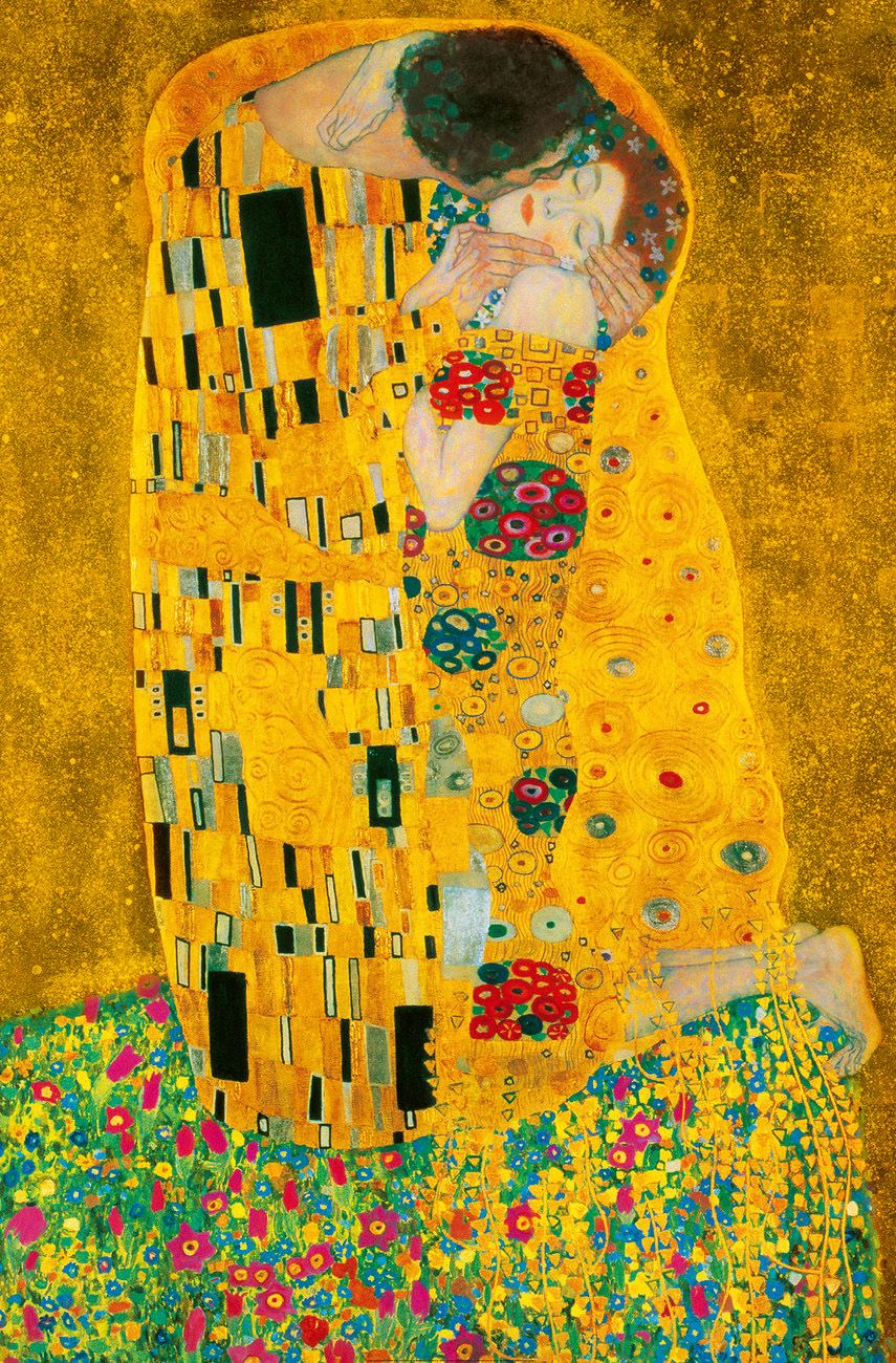  Gustav Klimt il bacio 