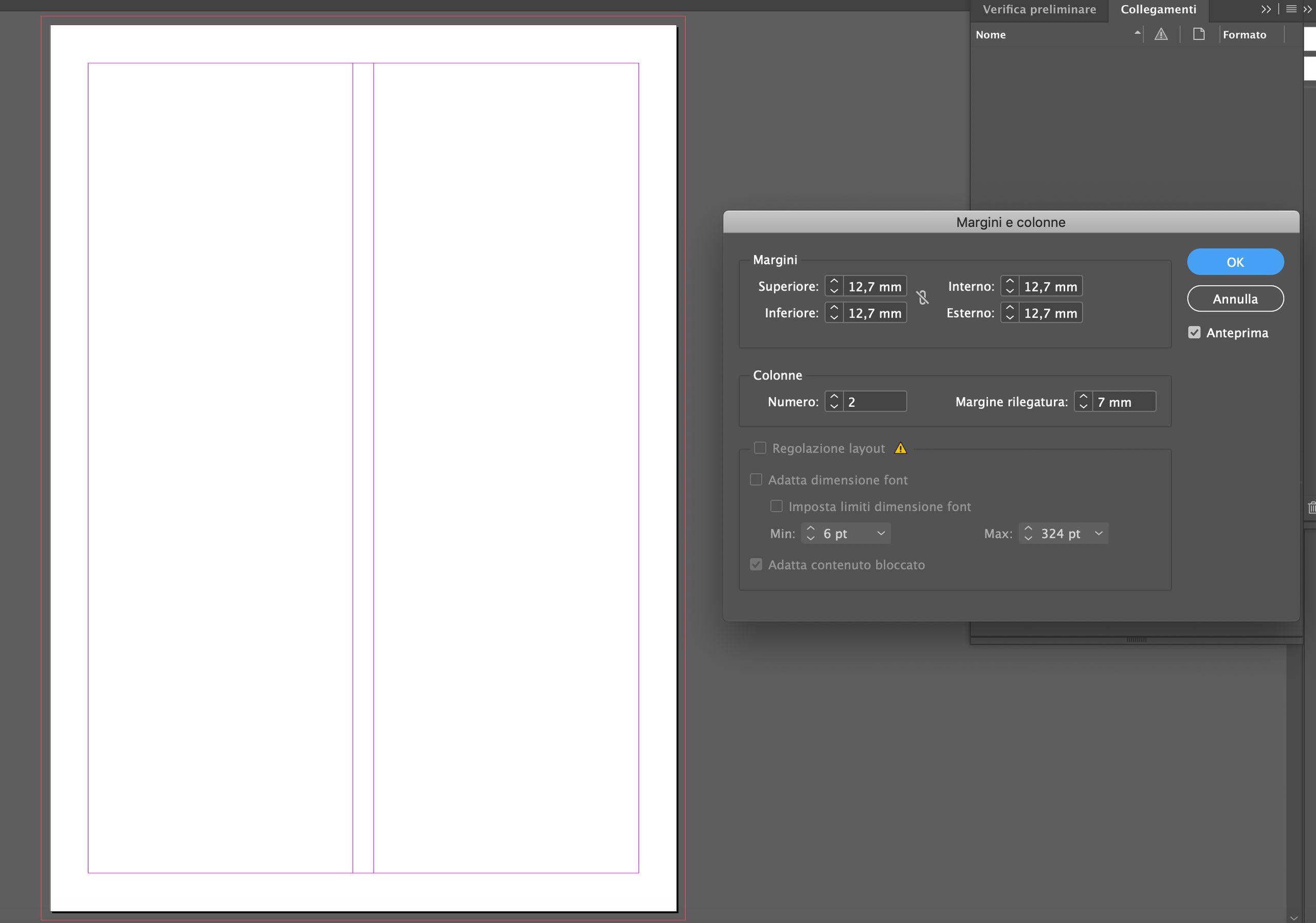 Come creare una brochure con Adobe Indesign Gabbie e griglie