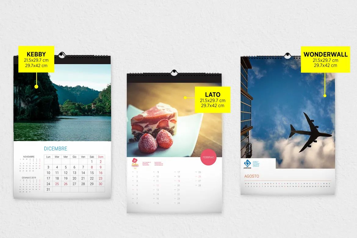 Idee Calendari aziendali da muro: I calendari aziendali sono utili per organizzare il tempo e gli impegni e sono uno strumento promozionale per far conoscere e promuovere l’immagine del tuo bra…