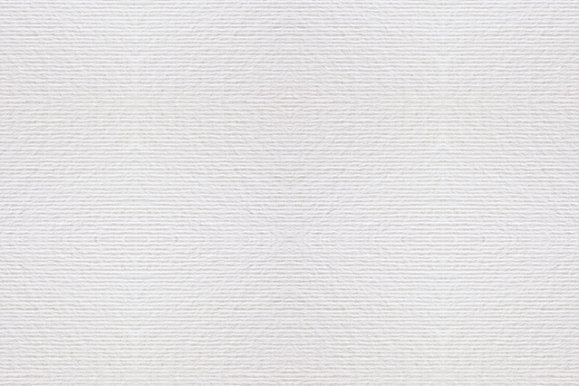 Acquerello Bianco, no strip, taglio quadro: Carta naturale di pura cellulosa certificata FSC. Superficie: goffrata con righe parallele. Produttore: Fedrigoni