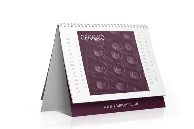 Stampa Calendari Personalizzati da Tavolo -  7 fogli: Stampa Calendari da tavolo personalizzati 7 f…
