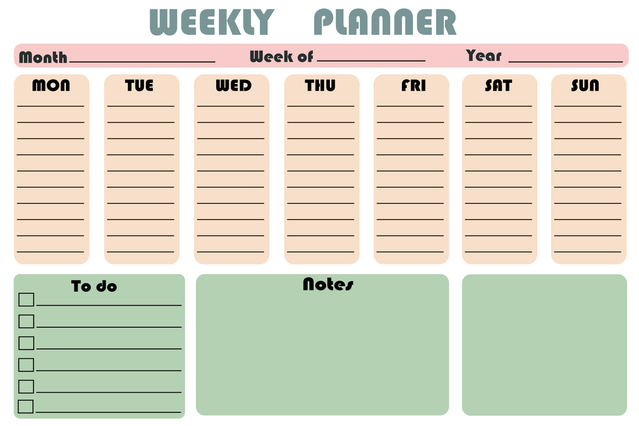 Come creare un planning settimanale da tavolo per organizzare il lavo…: L’organizzazione è la tua m…