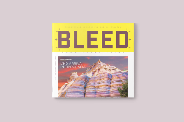 È arrivato Bleed: Magazine trimestrale d’informazione tipografica e comunicazione visiva.