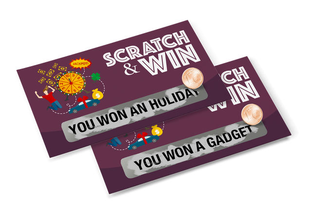 Stampa Scratch Card a Risposta Multipla Online Personalizzati: Qualità e risparmio per le tue Scrat…