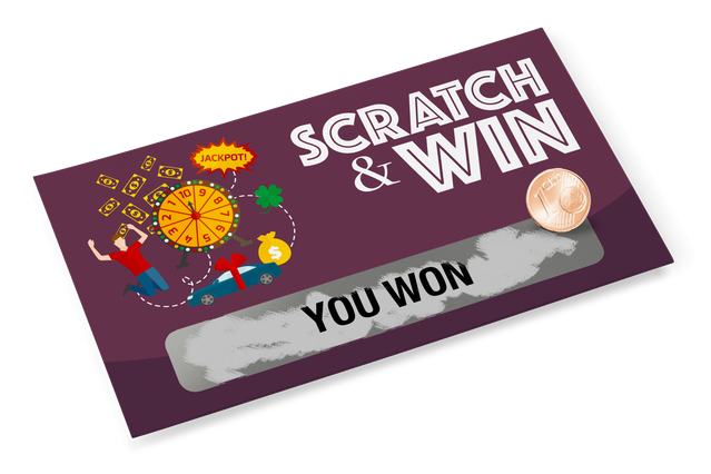 Scratch Card: Stampa Online, Conviene!: Vuoi divertire i tuoi clienti con un gratta e vinci personalizzato? Scegli Sprint24, la tipografia per la stampa online di scratch card a piccoli prezzi!