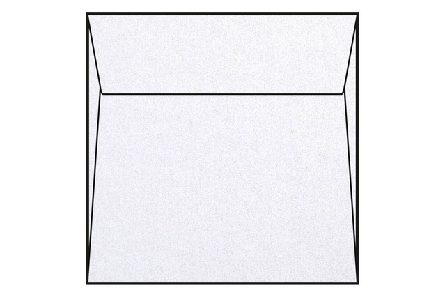 Sirio Pearl Ice White, strip, taglio quadro: 17x17 cm: Cartoncino naturale colorato certificato FSC. Superficie liscia perlescente. Produttore: Fedrigoni
