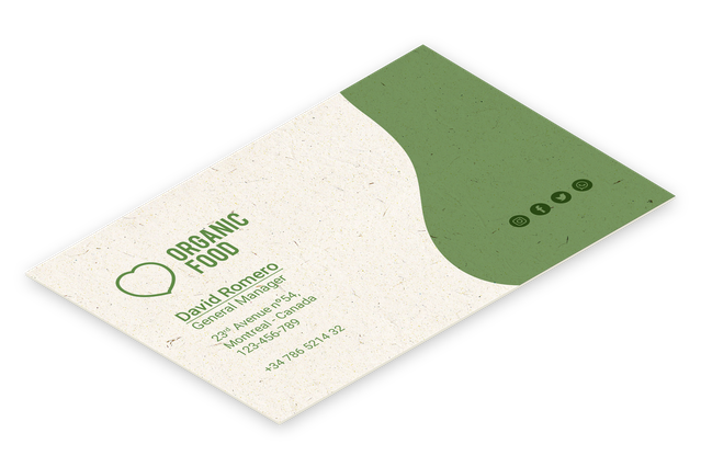 Stampa Biglietti da Visita in Carta Riciclata Online: Stampa biglietti da visita in carta riciclata al 100% Ecologici. Scopri l'intero catalogo di Sprint24 per trovare i prodotti più adatti alle tue esigenze.