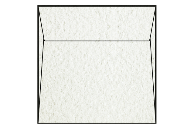 Tintoretto Neve, strip: 17x17 cm: Carta naturale di pura cellulosa certificata FSC. Superficie: goffrata con lieve martellatura. Produttore: Fedrigoni