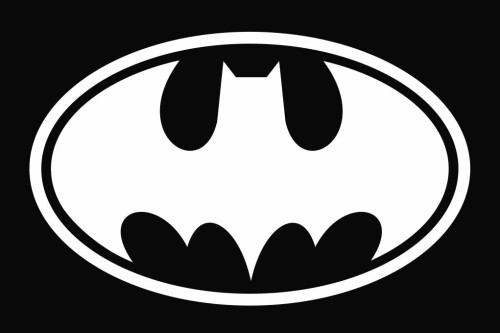 batman black-white